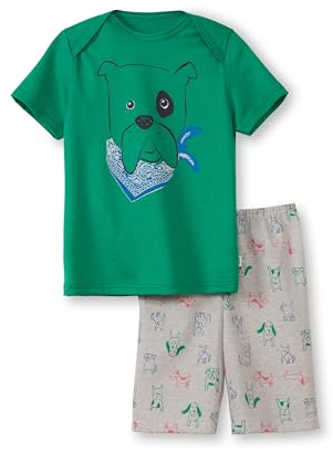 CALIDA Toddlers Kurz-Pyjama Kinder Viridis Green 80-86