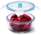 NUTRIUPS Mini 0.45L Boîtes Alimentaire en Verre, Récipient en Verre avec Couvercle, Boîte Conservation Alimentaire, Passe au Micro-ondes et au Four