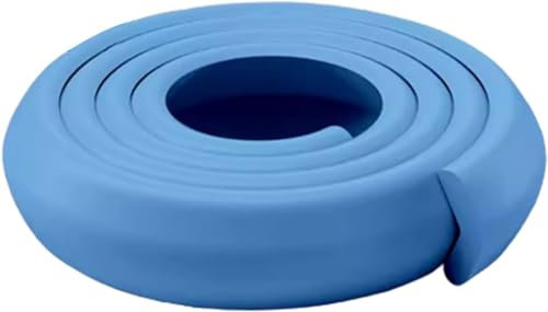 Kantenschutz, Schaumstoff-Kantenschutz, L-förmiger Schaumstoff-Sicherheitskantenschutz, Schaumstoff-Sicherheitsstreifen, für Heimtisch, Arbeitsplatte (blau)