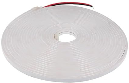 FINOTI Dc led neon strip light neon sign impermeabile corda in silicone luci lampada flessibile decorazione domestica con filo 2 pin 9 colori decorazione atmosfera neon rope light,Viola,5m