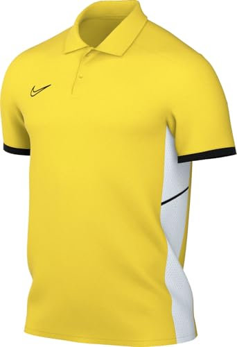 NIKE FZ9759-719 M NK DF ACD25 SS Polo Sweatshirt Herren Tour Yellow/Black/White/Black Größe XS