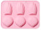 BABYVIVA Moule en silicone 6 cavités en forme de madeleine pour fondants, chocolat, mousses à gâteaux, pâtisseries, décoration de fournitures de bricolage