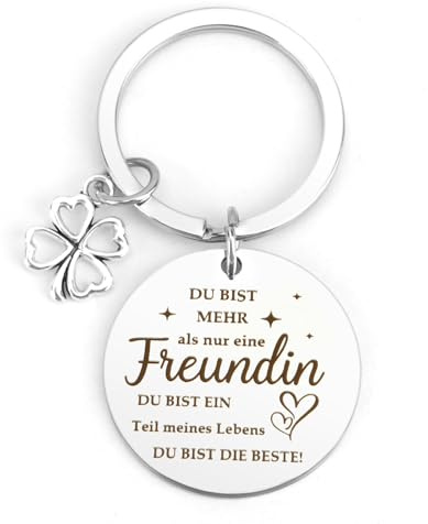 Beste Freundin Geschenke,Weihnachtsgeschenke für Freundin,Schlüsselanhänger Freundin,Freundschaftsgeschenke für Frauen,Geschenk Freundin Geburtstagsgeschenk für Freundin Weihnachten Valentinstag
