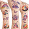 Drookaen Glitzer Einhorn Tattoo Kinder, 12 Blätter Glitzertattoos Mädchen, Wasserdichte Kindertattoos Aufkleber, Einhorn Geschenke für Mädchen, Glitzertattoos Kinder Set
