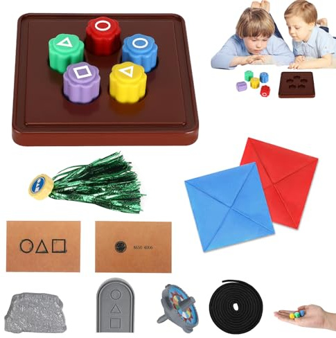 Zikenis Gonggi Korean Game, 6-Teiliges Gonggi-Stein-Set, Traditionelle Koreanische Spiele für Partys, Familienreisen, Halloween, Valentinstag, Ab 12 Jahren