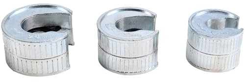 Remingtape Lot de 3 coupe-tubes ronds lourds 15 mm/22 mm/28 mm autobloquants pour tube en cuivre, aluminium, PVC, plastique