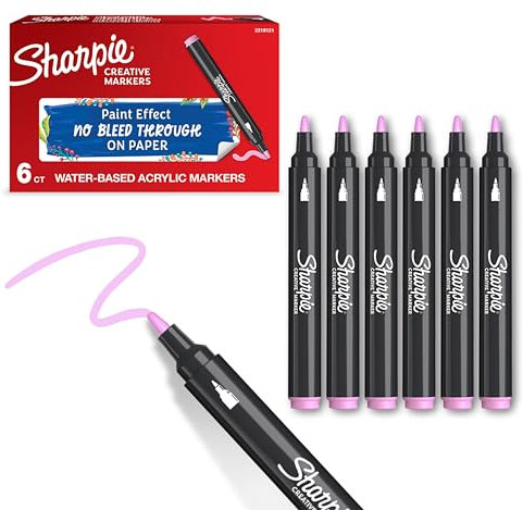 Sharpie ACRYLIC CREATIVE MARKER BULLET TIP ROSE PINK