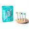 booheads Oraboo - Electric Toothbrush Heads - Sustainable BPA-Free Electric Toothbrush Heads Compatible with OralB* (WheatStraw, 4PK)