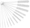 Lot de 13 Brosses De Nettoyage,Goupillon De Nettoyage,Brosse De Nettoyage pour Tube,Bouteille en Verre,Biberon,Bouilloire Et Clavier,Brosse De Nettoyage en Nylon pour Bouteille, Blanc