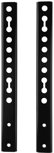 JEMACHE Vertical VESA Extender Plate Bracket Kit Designed for Low VESA Pattern Fits TV Ceiling Mounts (Black)