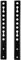 JEMACHE Vertical VESA Extender Plate Bracket Kit Designed for Low VESA Pattern Fits TV Ceiling Mounts (Black)