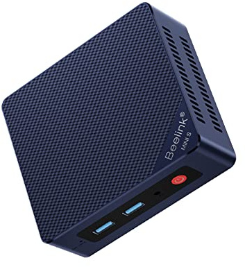 Beelink Mini PC, Mini S12 Pro Intel 12a generazione 4-Core N100 (fino a 3,4 GHz), Mini Computer 16GB DDR4 RAM 1TB SSD, PC Desktop Dual HDMI 4K UHD/Gigabit Ethernet/WiFi6/BT5.2/HTPC
