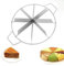 NatureMan Round Pie Cutter,10.2 Inches Diameter Stainless Steel Pie Slicer Rust Proof Cake Divider with Side Handle Pie Cutter Press for Commercial Home (8-Slice)