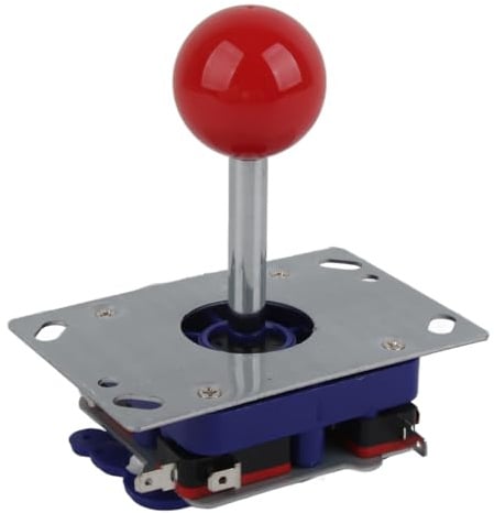 Spiel-Joystick-Ball, Robuste Konstruktion, 2/4/8-Wege-Joystick für Kämpfe, Spielkonsole, Mikroschalter, Zuverlässigkeit Getestet