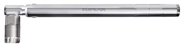 Topeak Kassettenschlüssel CrMo Stahl, Silber, integrierte 40 Nm Drehmomentfunktion, Robustes Bike-Werkzeug, Größe 28x6,5x2,4 cm, 15400201