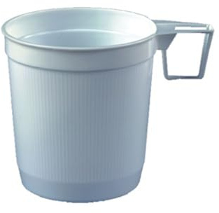 PAPSTAR Plastik Kaffeebecher Henkel 0,25l 1000st. 12216