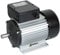 Ribimex Motore Elettrico Monofase 3 CV, 1400 Giri/Min, Carter in Lega di Alluminio Pressofuso, Rotazione Reversibile, Albero in Acciaio C-40 con Diametro 28 mm, Raffreddamento Bidirezionale - M3M14