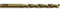 Izar 27783 Broca Mango Cilíndrico Materiales Duros, Serie Corta, HSSE 5%Co, Ambar, 1016, DIN 338 N, 14.00 mm Diámetro Corte