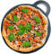 Andrew James 30cm Pizza Stone | Large Cast Iron Baking Stone | Ideal for Scones, Pizza and Bread | Oven Use for Baking | Non-Stick Heavy Duty | Traditional Cast Iron Hot Plate