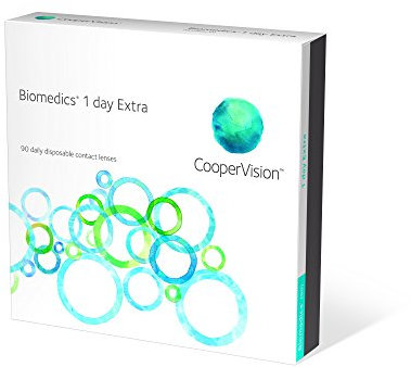 Biomedics 1day Extra (Pluslinsen / Radius 8.80 / 90 Stk.) (Dioptrien: +00.25 / Radius: 8.8 / Durchmesser: 14.2)