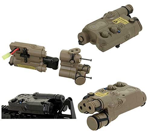 FMA Airsoft PEQ Box 16 Dummy Battery Box 20mm Mounting Rail, Dark Earth