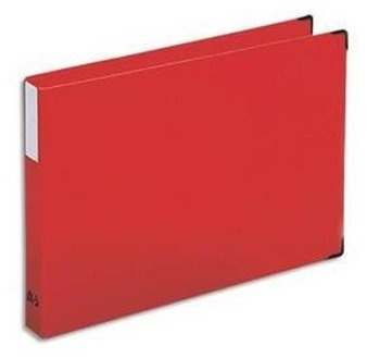 Arianex Bankordner A3 4 D-Ringe Balacron rot