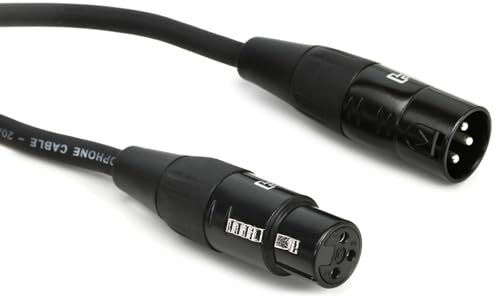 Hosa HMIC-025, Pro Microphone Cable, REAN XLR3F to XLR3M, 25 ft