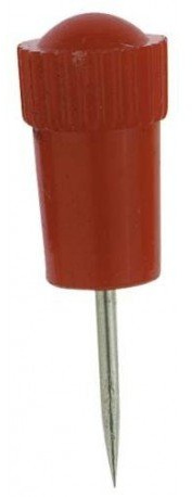 Alco 651-12 Stoßnadeln, Länge: 10mm, rot
