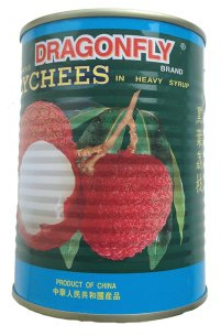 Dragonfly Whole Lychees in Syrup 565g