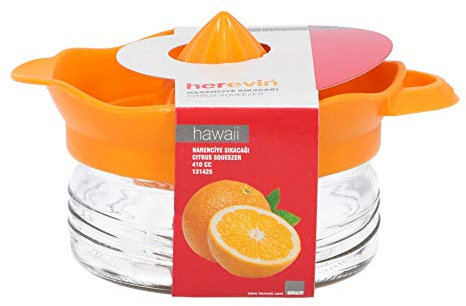 Herevin Exprimidor manual con jarra de cristal