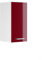 Vicco Hängeschrank R-Line, hängender Küchenschrank, Bordeaux Hochglanz/Weiß, 30 cm