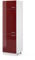 Vicco Kühlumbauschrank R-Line, Hochschrank für die Küche, Bordeaux Hochglanz/Weiß, 60 cm