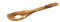 Cuchara agitadora de madera puntiaguda con agujero, cuchara de cocina, utensilio de cocina, utensilio de cocina, para cocinar, cuchara, hecha a mano, de madera de olivo