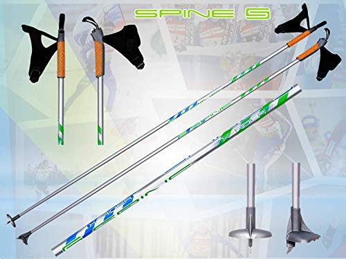 Spine X-Rider leichte Carbon Langlaufstöcke Skating Stöcke Skistöcke (150)