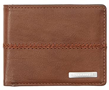 Quiksilver Accessoire de Voyage - Portefeuille à Triple pli, Marron