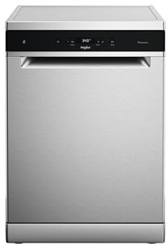 Whirlpool WFC 3C26 PF X Lavastoviglie Libera Installazione per 14 Coperti, Lavastoviglie con Tecnologia Sesto Senso Larghezza 60 cm, Profondità 59 cm, Altezza 85 cm, Classe Energetica E