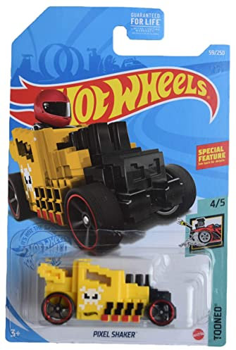 Hot Wheels Pixel Shaker, [Yellow] 59/250 Tooned 4/5