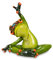 Frosch Yoga Hippie Dekor Figur Dekofigur (Frosch Schneidersitz)