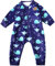Swimbubs Baby Swimming Warm Suit Boys Fleece Lined Wetsuit Girls UV UPF50 Sun Protection Swimsuit (12-24 Months, Blue Whale)