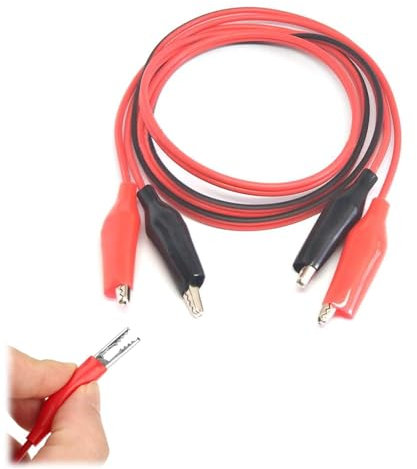 Crocodile Clips Electrical, Stamping Double Ended for Test with Clips Circuit Connection, Experiment, Electrical Testing