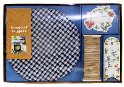 37-teiliges Marmeladenglas-Dekorationsset, Konfitürenglas-Deko, Einmachgläser-Set, Dekorationsset für Einmachgläser