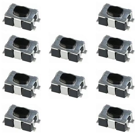 10 Interrupteurs Micro Switch Bouton Poussoir Télécommande Plip pour Clé Peugeot 307