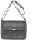 Ray-Velocity Damen Vintage Umhängetaschen, Schultertaschen mit Mehreren Taschen, Leicht Handtasche für Alltag Arbeit Einkaufen Reise (A, Grau)