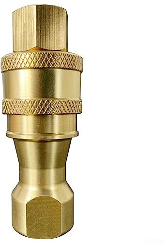 Acoplamientos hidráulicos de liberación rápida de latón, acoplamientos hidráulicos de liberación rápida para BSP y conector de juego de enchufes (G1/8)