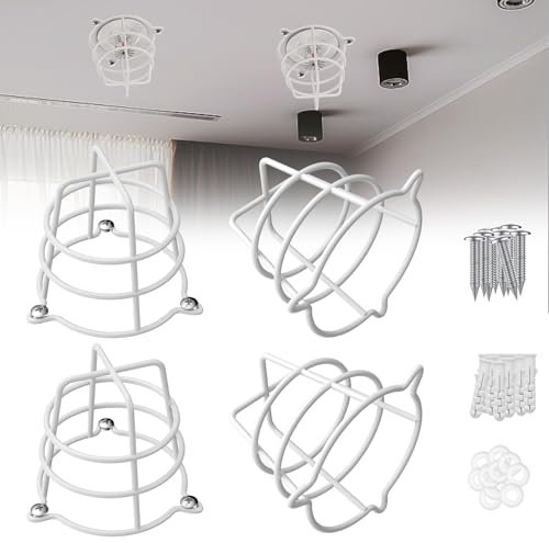 Kopfschutz für Feuersprinkler, Weiß, 4 Stück