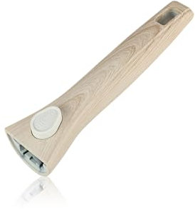 DIVORY Ersatzgriff – Griff für Pfanne Ø20, 24, 28cm und für die Schmorpfanne (abnehmbarer Pfannengriff) (Beige, Lang 18cm)