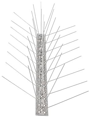 Taubenabwehr Spikes Professionell 5 Reihig aus Edelstahl (5 Metren)