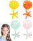 Zeayebsr 8 PCS Pince à Cheveux Coquillage Mini Fille, Pinces à Cheveux Étoile de Mer Femme, Pinces à Cheveux Forme d'Étoile de Mer et Coquillages de Princesse à Paillettes，barrette coquillage fille