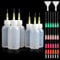 Rybtd 6 PCS Needle Bottle Applicator 30/50ml Precision Needle Tip Glue Bottle，Precision Tip Applicator Bottles，Squeeze Bottle with Fine Tip for Liquid, Glue Oil, Acrylic Paint