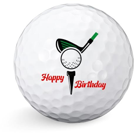 Sinmoe Happy Birthday Golf Geschenke Lustiges Golfer Geschenkidee Golfgeschenk für Männer Vater Golfspieler zum Vatertag(T-Stück)